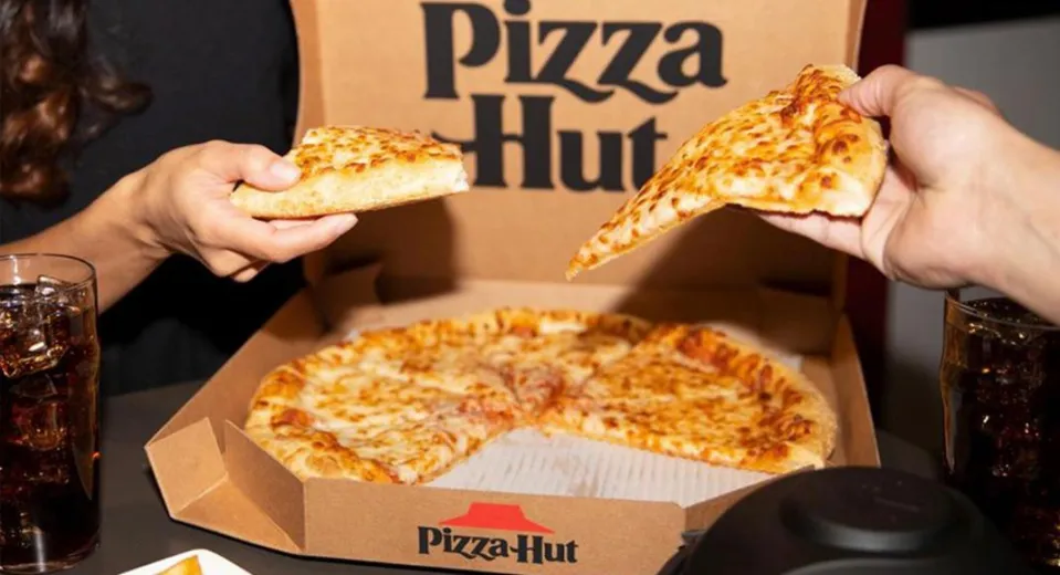 Pizza Hut - Delen van een pizza